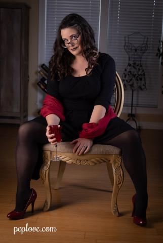 Justice in heels and tights, looking luscious and ready to drink all the fetishes of the world in ...
