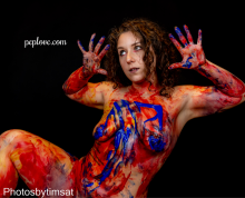 Daisy Nude Body Paint