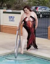 Reba Swim Goddess Dipping Toes