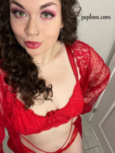 Cherry Red Lace